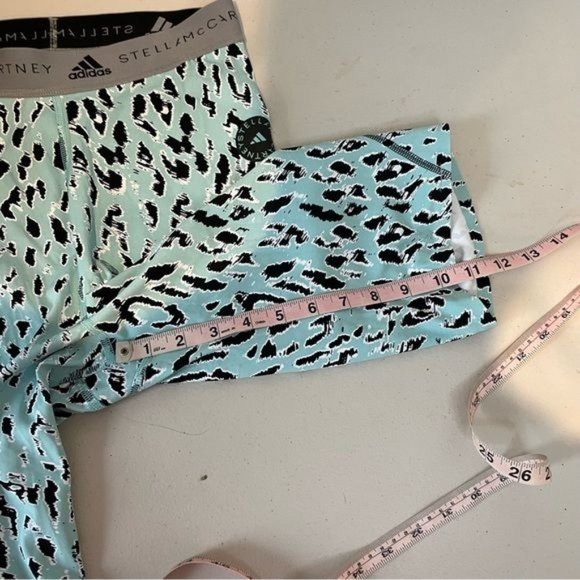 ADIDAS STELLA MCCARTNEY TRUEPURPOSE TRAINING CHEETAH LEOPARD CYCLING TIGHTS BRA - Picture 7 of 11